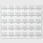 Stemmen voor toetsenbord zeggen: moet afspelen cadeaupapier (Vlak)