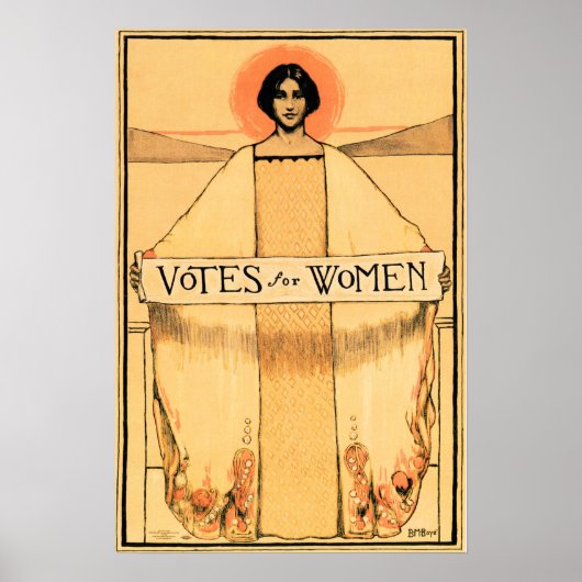 STEMMEN VOOR VROUWEN 1913 Amerikaanse vrouwen Poster (Voorkant)