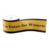Stemmen voor vrouwen Banner Sash Suffragette Grosgrain Lint (Spoel)