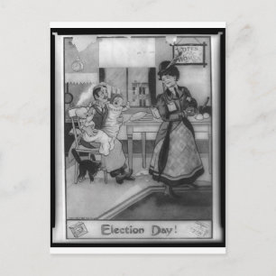 Stemmen voor vrouwen! briefkaart