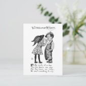 Stemmen voor vrouwen feestdagenkaart (Staand voorkant)