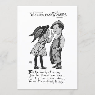 Stemmen voor vrouwen kaart