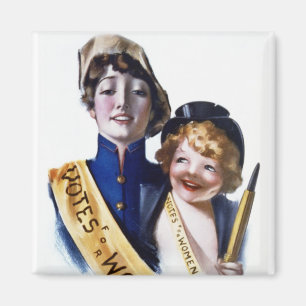 Stemmen voor vrouwen - Overlijden vrouwen, 1915 Magneet