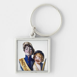 Stemmen voor vrouwen - Overlijden vrouwen, 1915 Sleutelhanger