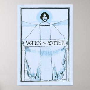 Stemmen voor vrouwen poster