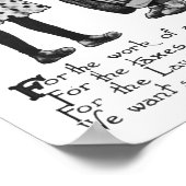 Stemmen voor vrouwen poster (Hoek)