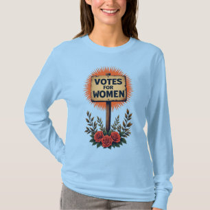 Stemmen voor Vrouwen Protestbord T-shirt