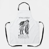 Stemmen voor vrouwen schort (Voorkant)