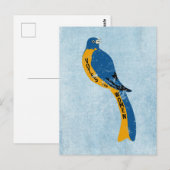 Stemmen voor vrouwen  stemrecht Beweging Vogel Briefkaart (Voorkant / Achterkant)