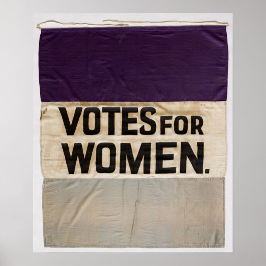 "STEMMEN VOOR VROUWEN" Suffragette Banner 1910-192 Poster (Voorkant)