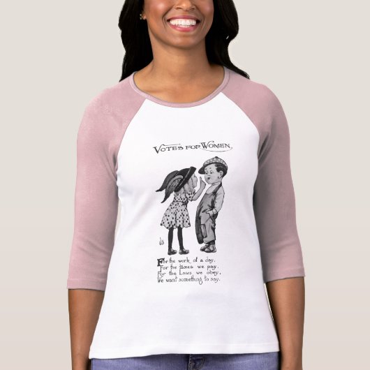 Stemmen voor vrouwen t-shirt (Voorkant)