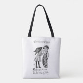 Stemmen voor vrouwen tote bag (Achterkant)