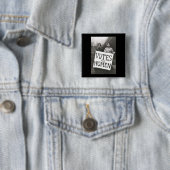 Stemmen voor vrouwen vierkante button 5,1 cm (In situ)
