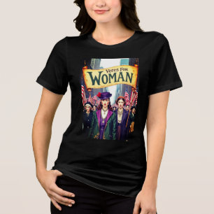 Stemmen voor vrouwenkiesrecht 2025 Tri-Blend shirt