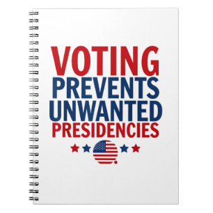 Stemmen voorkomt ongewenste presidentiële functies notitieboek