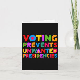 Stemmen voorkomt ongewenste presidentiële geschenk kaart