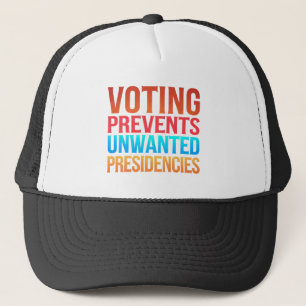 Stemmen voorkomt ongewenste presidentiële verkiezi trucker pet