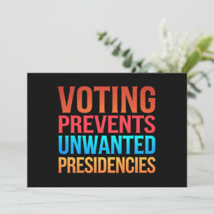 Stemmen voorkomt ongewenste presidentsverkiezingen kaart
