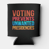 Stemmen voorkomt ongewenste verkiezingen blikjeskoeler (Voorkant)