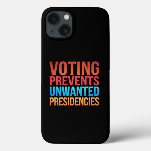 Stemmen voorkomt ongewenste verkiezingen Case-Mate iPhone case (Achterkant)