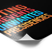 Stemmen voorkomt ongewenste verkiezingen foto afdruk (Hoek)