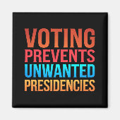 Stemmen voorkomt ongewenste verkiezingen magneet (Voorkant)