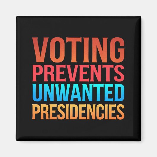 Stemmen voorkomt ongewenste verkiezingen magneet (Voorkant)