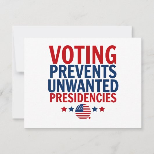 Stemmen voorkomt ongewenste voorzitterschappen man (Voorkant)