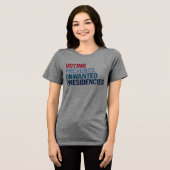 Stemmen voorkomt ongewenste voorzitterschappen Tri-Blend shirt (Voorkant volledig)