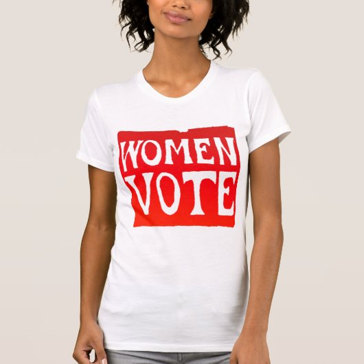 Stemmen vrouwen - Raging Red T-shirt (Voorkant)