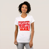 Stemmen vrouwen - Raging Red T-shirt (Voorkant volledig)