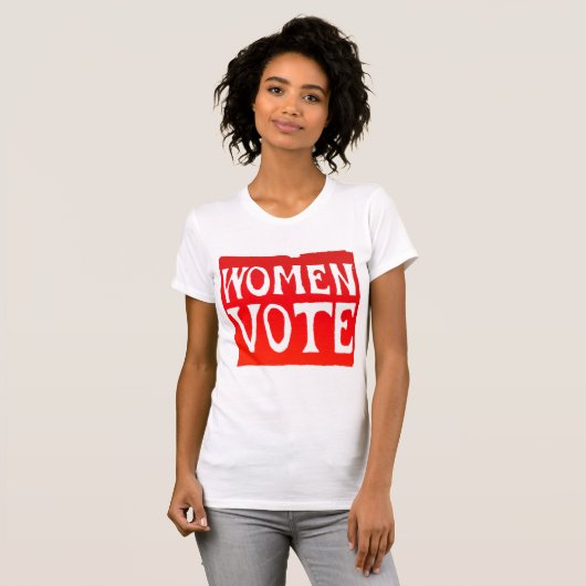 Stemmen vrouwen - Raging Red T-shirt (Voorkant volledig)