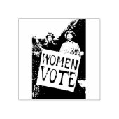 Stemmen vrouwen rubberstempel (Afrduk)