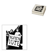 Stemmen vrouwen rubberstempel (Gestempeld)