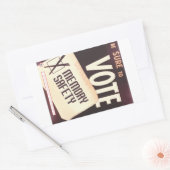 Stemmen zeker: Memory Safety sticker (Envelop)