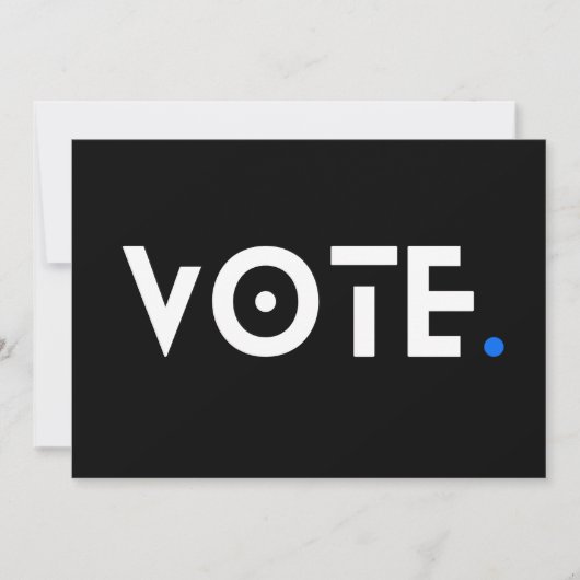 Stemmenblauwe periode kaart (Voorkant)