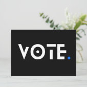 Stemmenblauwe periode kaart (Staand voorkant)