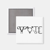 STEMMERmagneet Magneet (Voorkant / Achterkant)