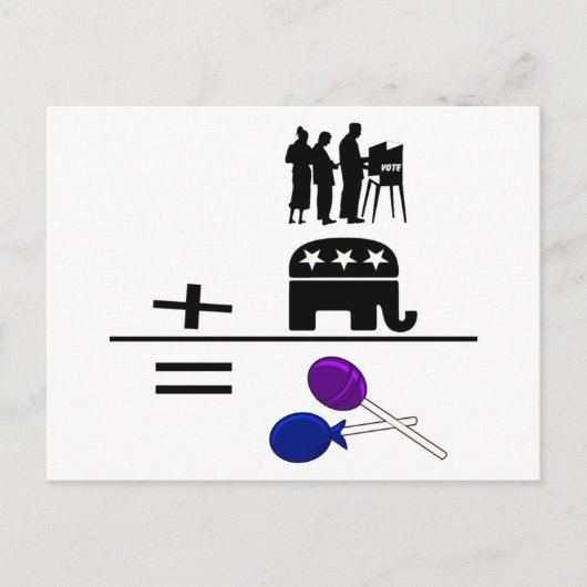 Stemmers plus GPG's Briefkaart (Voorkant)