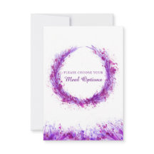 Stemmetjes kiezen voor paarse splash omhullingskaa