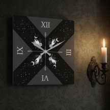 Stemmig Zwart Zilver Hekserig Goth Huisdecoratie