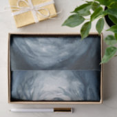 Stemmige blauwe waterverf Maan godinnen decoupage  Tissuepapier (Geschenk)