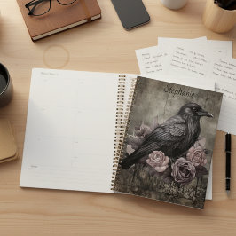 Stemmige Gotische Raaf Donkere Academia Planner