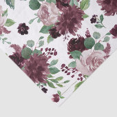 Stemmige Hartstochten | Dramatisch Paarse Wijn Roo Tissuepapier (Detail)