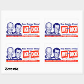 Stemming : 19 mei 1956 rechthoekige sticker (Vel)