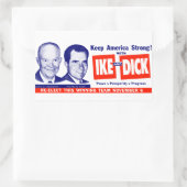 Stemming : 19 mei 1956 rechthoekige sticker (Tas)