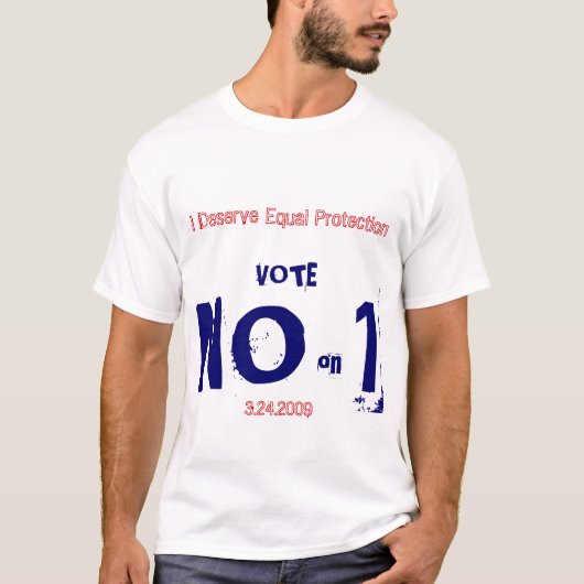 Stemming: 1 t-shirt (Voorkant)