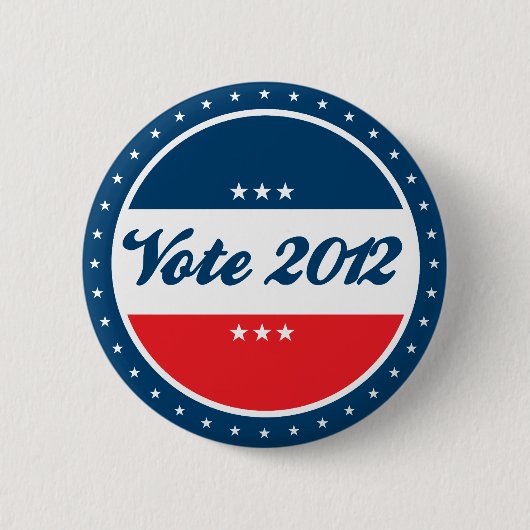 Stemming: 2012 ronde button 5,7 cm (Voorkant)