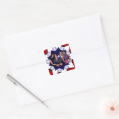 Stemming! 2012 vierkante sticker (Envelop)