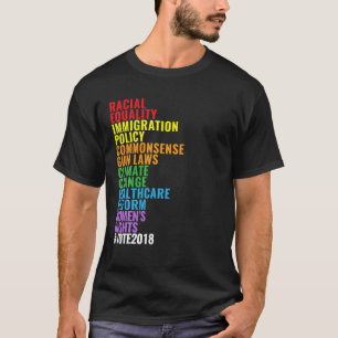 Stemming 2018 Midterms Progressieve Democraten Ver T-shirt